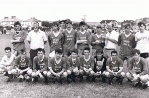 Photo 3 is of a Killarney Athletic Youth team in the 1980s with Des on the far right front row.​