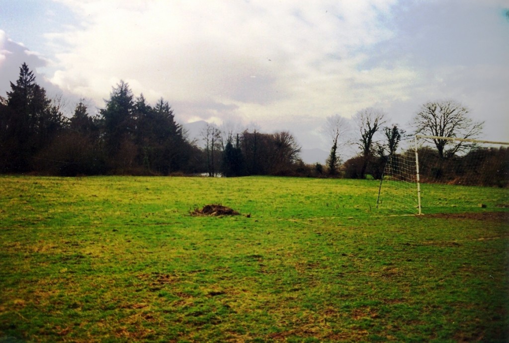 The original Woodlawn playing field circa 1993.