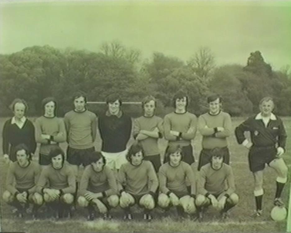 Woodlawn Rovers players photographed during the mid-1970s